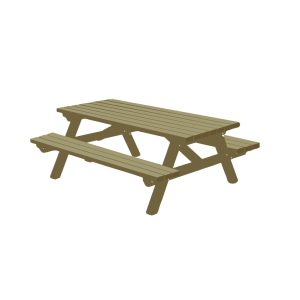 Hout picknick tafel